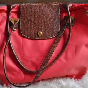 Longchamp Orange Medium Size Bag Slightly Used.